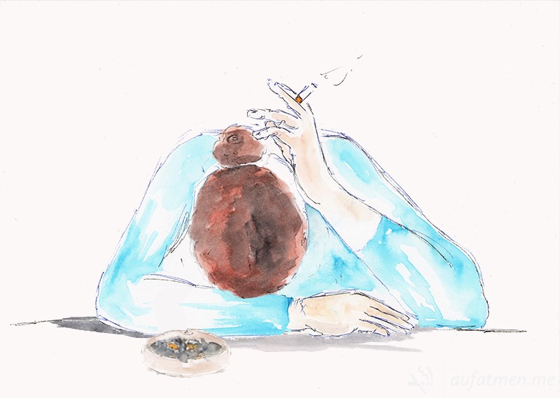 Illustration: Warum ist Rauchen aufhören so schwer!?